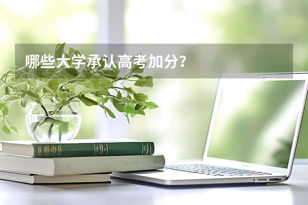 哪些大学承认高考加分？