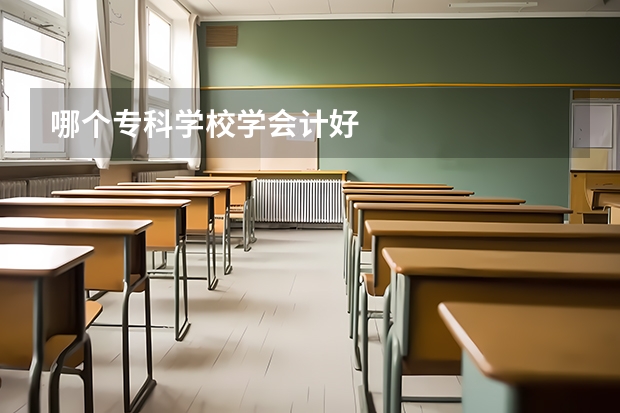 哪个专科学校学会计好