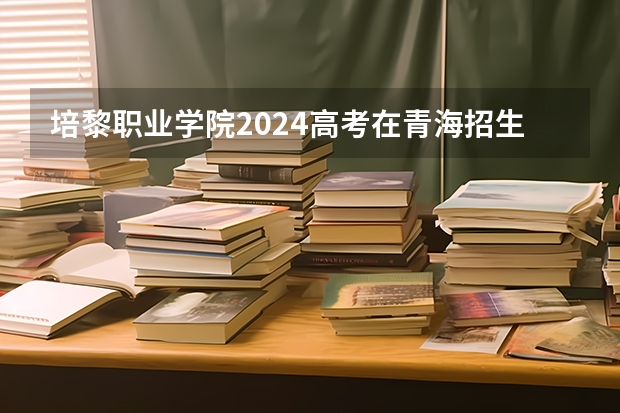 培黎职业学院2024高考在青海招生计划介绍