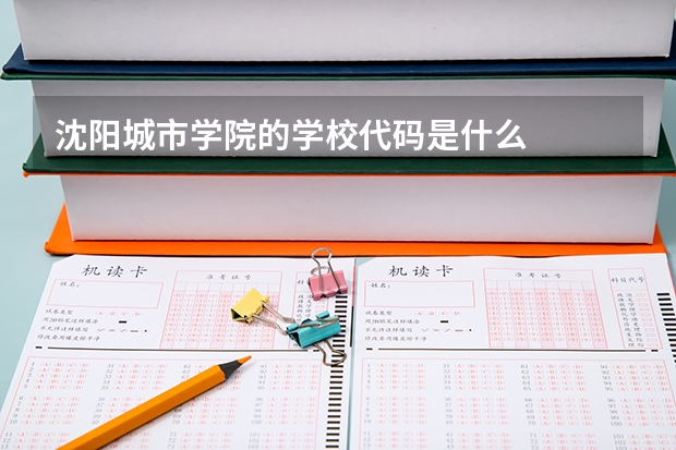 沈阳城市学院的学校代码是什么