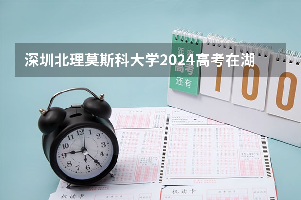 深圳北理莫斯科大学2024高考在湖南招生计划介绍