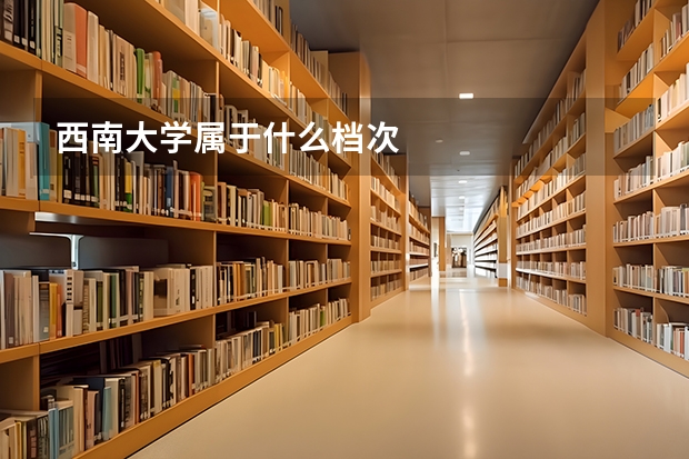 西南大学属于什么档次