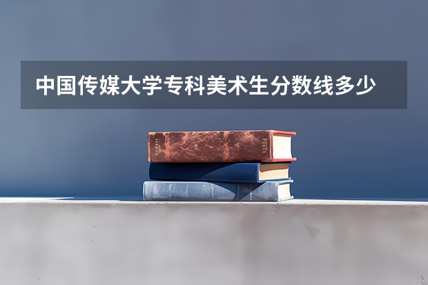 中国传媒大学专科美术生分数线多少